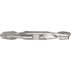 1/4'' Dia. - 3-3/8'' OAL - TiCN Carbide - Center Cut DE EM-2 FL - Exact Tooling