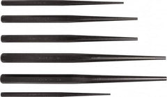 Mayhew - 6 Piece, 1/8 to 5/16", Drift Punch Set - Alloy Steel - Exact Tooling