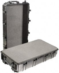 Pelican Products, Inc. - 25-21/64" Wide x 16-1/2" High, Shipping/Travel Case - Black, Polypropylene - Exact Tooling