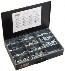 Value Collection - 1/4-20 to 3/4 Thread, 190 Piece Zinc Plated Steel Nut Assortment - 7/8 to 2-1/4" High - Exact Tooling