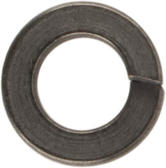 Made in USA - #2, 0.02" Thick Split Lock Washer - 400 Stainless Steel, Passivated Finish, 0.088" Min ID, 0.094" Max ID, 0.172" Max OD - Exact Tooling