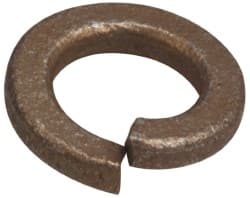 Made in USA - #8, 0.04" Thick Split Lock Washer - 316 Stainless Steel, 0.167" Min ID, 0.174" Max ID, 0.293" Max OD - Exact Tooling