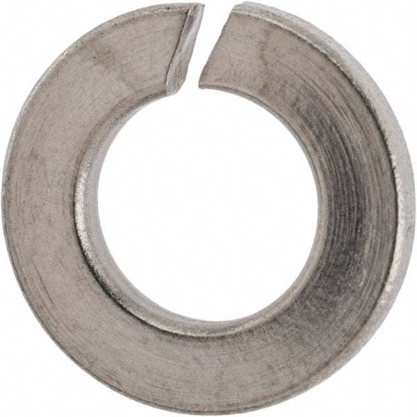 Made in USA - 5/16", 0.078" Thick Split Lock Washer - 316 Stainless Steel, 0.314" Min ID, 0.322" Max ID, 0.583" Max OD - Exact Tooling
