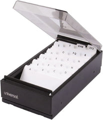 UNIVERSAL - 600 Covered Card File - 2 x 3-1/2" - Exact Tooling