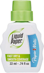 Paper Mate Liquid Paper - Correction Fluids Foam Applicator - 22 ml - Exact Tooling