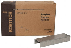 Stanley Bostitch - 1-3/8" Wide Steel Crown Staples - 5/8" Leg Length - Exact Tooling