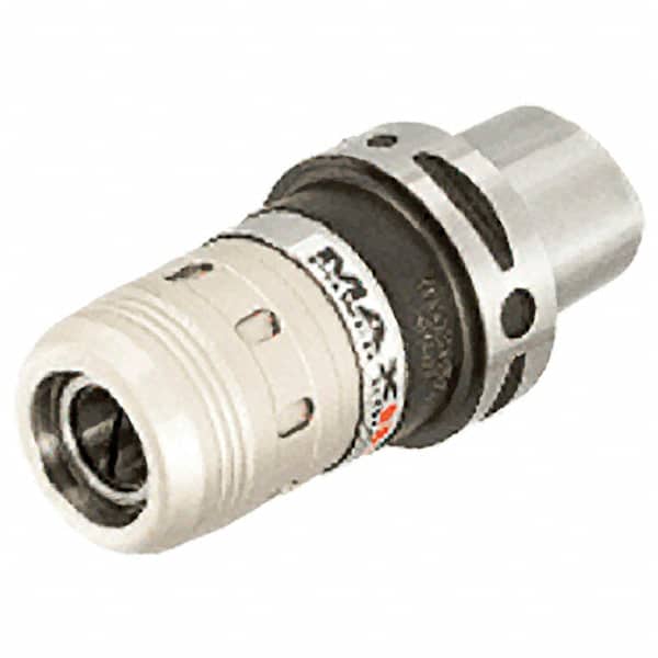 Iscar - C6 Taper Shank, 1-1/4" Hole Diam x 2.717" Nose Diam Milling Chuck - 4.528" Projection, 0.0001" TIR, Through-Spindle Coolant, - Exact Tooling
