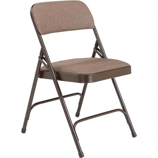 National Public Seating - Folding Chairs Pad Type: Folding Chair w/Fabric Padded Seat Material: Fabric; Steel - Exact Tooling