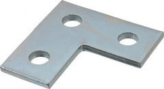 Cooper B-Line - Zinc Plated Carbon Steel Flat Corner Strut Fitting - 1/2" Bolt, 3 Holes, Used with Cooper B Line Channel & Strut (All Sizes Except B62 & B72) - Exact Tooling
