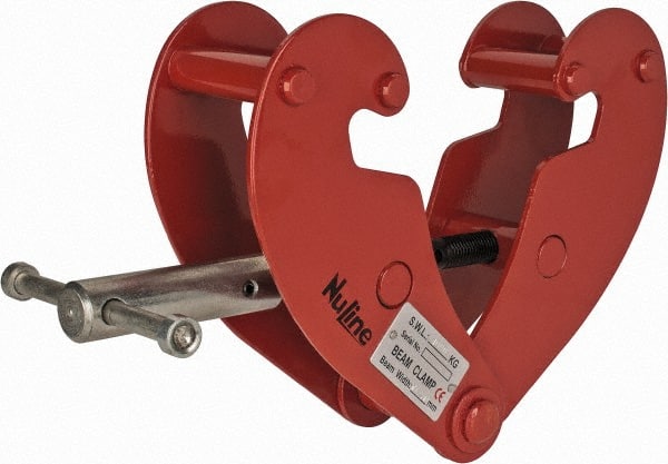 Value Collection - 2,200 Lbs. Load Capacity Lifting Screwlock Clamp - 2-3/4 to 9.1 Inch Grip and 10.95 Inch Throat Depth - Exact Tooling