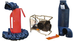 AIR Systems - Blower & Fan Kits; Type: Conductive Ventilation Kit ; Type of Power: Electrical (AC) ; Inlet/Outlet Size (Inch): 8 ; Cubic Feet per Minute (CFM): 1570 (Free Air) ; Horsepower (HP): 0.75 ; Explosion Proof: Yes - Exact Tooling