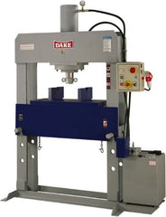 Dake - 100 Ton Electric Shop Press - 19" Stroke - Exact Tooling