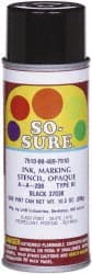 Ability One - Stencil Inks; Color: Black ; Container Size: 10.5 oz ; Type: Non-Porous ; Material: Ink - Exact Tooling