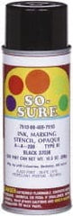 Ability One - Stencil Inks; Color: Black ; Container Size: 10.5 oz ; Type: Non-Porous ; Material: Ink - Exact Tooling
