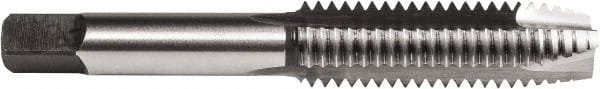 Union Butterfield - 5/16-18 UNC, 2 Flute, Bright Finish, High Speed Steel Spiral Point Tap - Plug Chamfer, Right Hand Thread, 2-23/32" OAL, 1-1/8" Thread Length, 0.318" Shank Diam, Series 1585OV - Exact Tooling