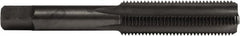 Union Butterfield - 7/16-20 UNF 2B 4 Flute Nitride/Oxide Finish High Speed Steel Straight Flute Standard Hand Tap - Bottoming, Right Hand Thread, 3-5/32" OAL, 1-7/16" Thread Length, H5 Limit, Oversize - Exact Tooling
