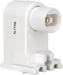Leviton - 2 Pin, 600 VAC, 660 Watt, Pedestal Base, Pedestal Lamp Holder - Fluorescent, Screw Mounted - Exact Tooling