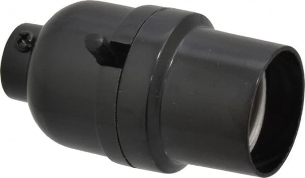 Leviton - 2 Pin, 250 VAC, 660 Watt, Medium Base, Push Through Lamp Holder - 1.94 Inch Wide x 2.69 Inch High, Incandescent, Pipe Mounted - Exact Tooling