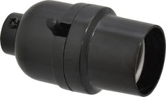 Leviton - 2 Pin, 250 VAC, 660 Watt, Medium Base, Push Through Lamp Holder - 1.94 Inch Wide x 2.69 Inch High, Incandescent, Pipe Mounted - Exact Tooling