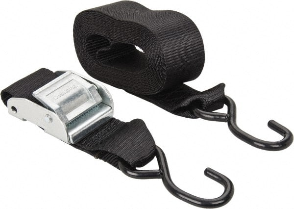 Erickson Manufacturing - 15' Long x 2" Wide, 1,200 Lb Basket Capacity, 1,200 Lb Vertical Capacity, Polypropylene Web Sling - Black - Exact Tooling