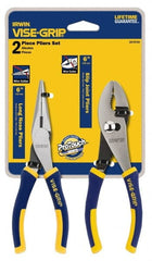Irwin - 2 Piece Plier Set - Comes in Display Card - Exact Tooling