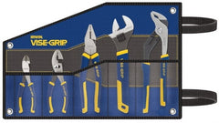 Irwin - 5 Piece Plier Set - Comes in Tool Roll - Exact Tooling