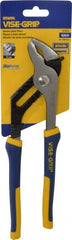 Irwin - 10" OAL, 2" Max Capacity, 7 Position Groove Joint Tongue & Groove Pliers - ProTouch Handles - Exact Tooling