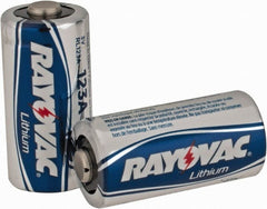 Rayovac - Size 123A, Lithium, 2 Pack, Standard Battery - 3 Volts - Exact Tooling