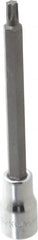 SK - 3/8" Drive, T30 Torx Bit Socket - 4" OAL, Long Torx Bit Socket - Exact Tooling