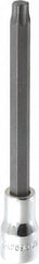 SK - 3/8" Drive, T45 Torx Bit Socket - 4" OAL, Long Torx Bit Socket - Exact Tooling