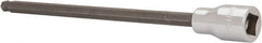 SK - 3/8" Drive, 6mm Hex Bit Socket - 6" OAL, 5" Bit Length, Long Ball End Hex Bit Socket - Exact Tooling