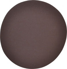 Norton - 9" Diam, 180 Grit Aluminum Oxide Adhesive PSA Disc - Fine Grade, Brown, Cloth Backing, Flexible - Exact Tooling