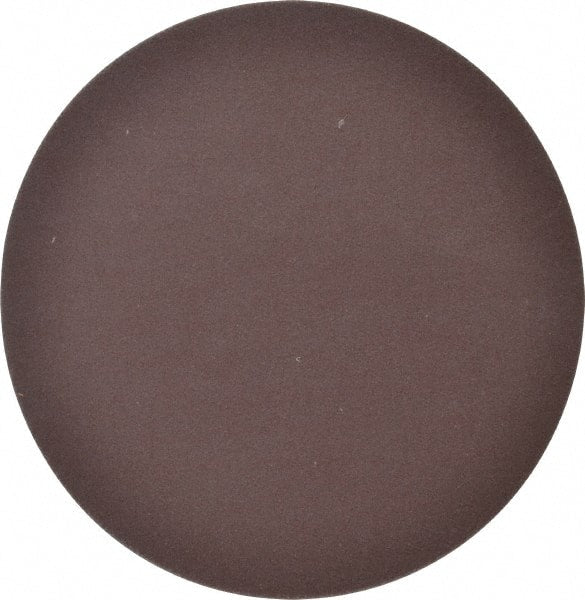Norton - 5" Diam, 220 Grit Aluminum Oxide Adhesive PSA Disc - Fine Grade, Brown, Cloth Backing, Flexible - Exact Tooling