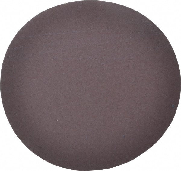 Norton - 9" Diam, 120 Grit Aluminum Oxide Adhesive PSA Disc - Medium Grade, Brown, X Weighted Backing, Flexible - Exact Tooling