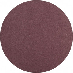 Norton - 9" Diam, 50 Grit Aluminum Oxide Adhesive PSA Disc - Coarse Grade, Brown, Cloth Backing, Flexible - Exact Tooling