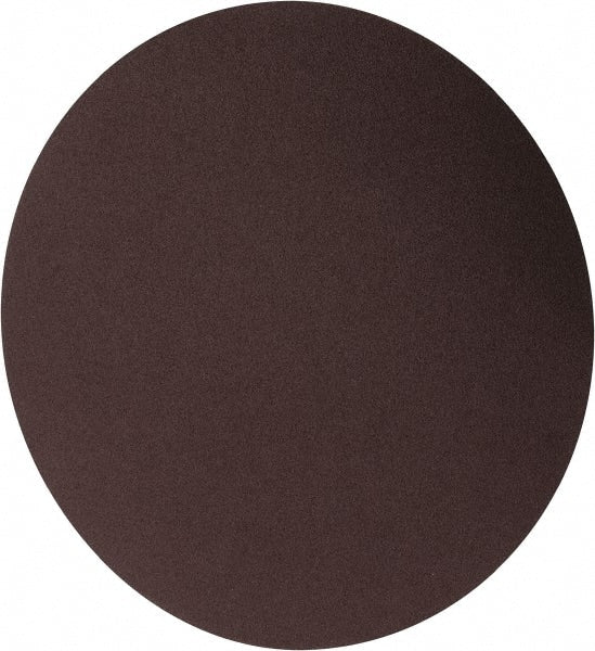 Norton - 9" Diam, 150 Grit Aluminum Oxide Adhesive PSA Disc - Medium Grade, Brown, Cloth Backing, Flexible - Exact Tooling