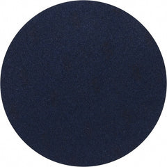 Norton - 20" Diam, 36 Grit Zirconia Alumina Adhesive PSA Disc - Very Coarse, Blue, Y Weighted Cloth Backing, Flexible - Exact Tooling