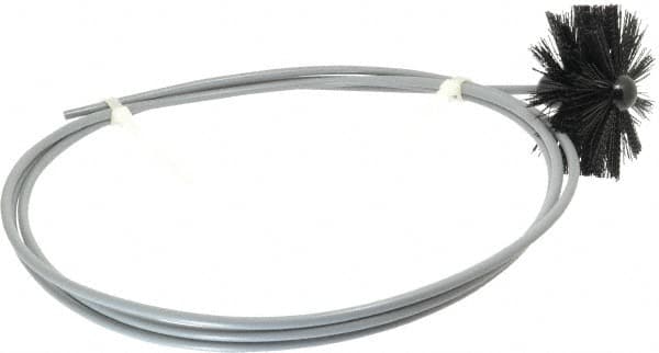 Schaefer Brush - Dryer Vent Brushes Brush Diameter: 4 (Inch) Handle Length: 10 (Feet) - Exact Tooling