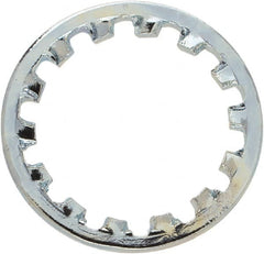 Value Collection - 5/16" Screw, 0.3165" ID, Steel Internal Tooth Lock Washer - 0.4295" OD, Zinc-Plated, Grade 1075 - Exact Tooling