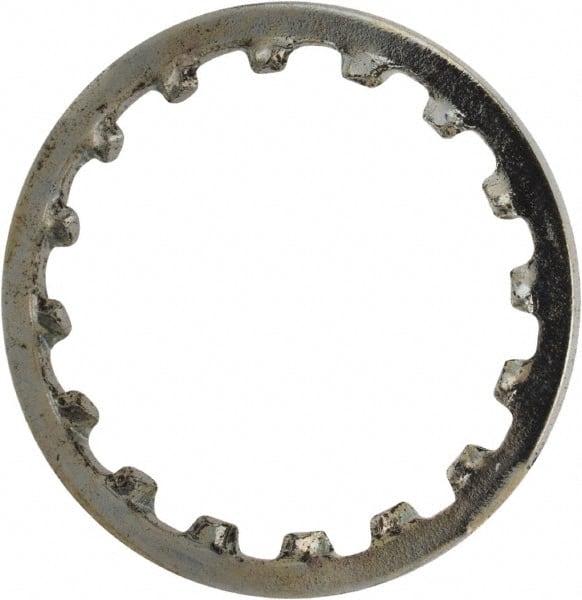 Value Collection - 3/8" Screw, 0.391" ID, Steel Internal Tooth Lock Washer - 0.507" OD, Zinc-Plated, Grade 1075 - Exact Tooling