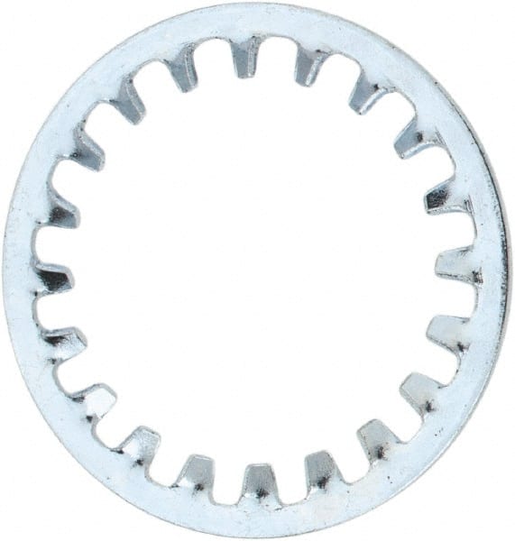 Value Collection - 3/4" Screw, 0.76" ID, Steel Internal Tooth Lock Washer - 1.077" OD, Zinc-Plated, Grade 1075 - Exact Tooling