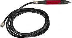 Chicago Pneumatic - 32,400 BPM, 90 psi, 0.25" Inlet, Air Engraving Pen - Compact Pen, Includes Integrated 6.5' (2 M) Hose - Exact Tooling