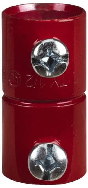 Thomas & Betts - 1" Trade, Steel Set Screw EMT Conduit Coupling - Noninsulated - Exact Tooling