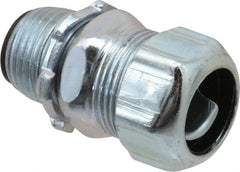 Thomas & Betts - 3/8" Trade, Steel Threaded Straight Liquidtight Conduit Connector - Insulated - Exact Tooling