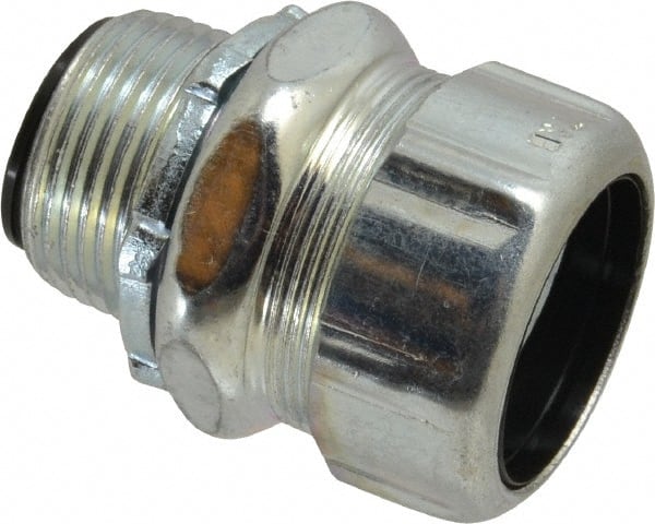 Thomas & Betts - 1" Trade, Steel Threaded Straight Liquidtight Conduit Connector - Insulated - Exact Tooling