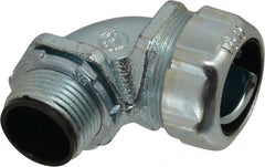 Thomas & Betts - 3/4" Trade, Steel Threaded Angled Liquidtight Conduit Connector - Insulated - Exact Tooling