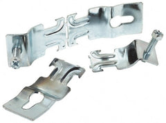 Thomas & Betts - 1-1/4" Pipe, 14 Gauge" Pipe or Conduit Clamp - Silver Galvanized, 600 Lb Capacity, All Conduit - Exact Tooling