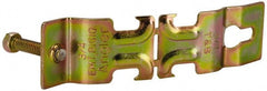 Thomas & Betts - 3/4" Pipe, 14 Gauge" Pipe or Conduit Clamp - Gold Galvanized, 600 Lb Capacity, All Conduit - Exact Tooling