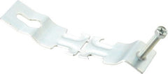 Thomas & Betts - 3/4" Pipe, 14 Gauge" Pipe or Conduit Clamp - Silver Galvanized, 600 Lb Capacity, All Conduit - Exact Tooling