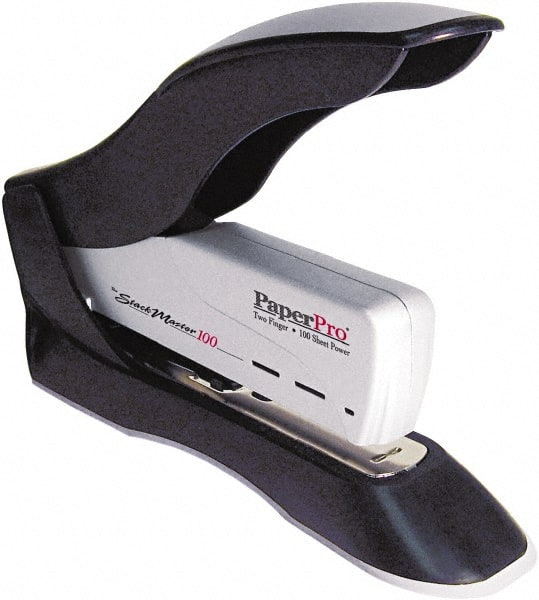 PaperPro - 100 Sheet Full Strip Desktop Stapler - Black/Silver - Exact Tooling